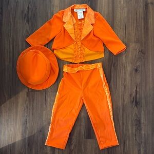 Dumb and Dumber orange tuxedo set